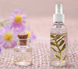 20 Pack Fine Mist Clear Spray Bottles 2.7oz with Pump Spray Cap, Reusable and Refillable Small Empty Plastic Bottles for Travel, Essential Oils, Perfumes