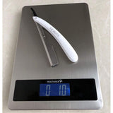 Professional Barber Straight Edge Razor Safety with 100-Pack Derby Blades - 100 Percent Stainless Steel - by VICMOVE (1 razor + 100 blades)