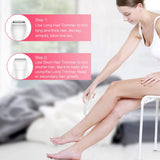 Electric Epilators Kit for Women by TOUCHBeauty, 4 in 1 Face Nose Hair Eyebrow Bikini Trimmer for Skin, Cordless with Portable Case Battery Powered