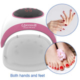 UV LED Nail Lamp 54W Nail Dryer with 4 Timer Setting Nail Light 42 LEDs LCD Display Automatic Sensor Gel Lamp Nail Curing Lamp for Home Nail Art Professional Gel Nail Polish Salon