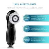 TOUCHBeauty Facial Cleansing Brush for Men Face Scrubber with Advanced PBT Bristles Spin Brush & Stand,Facial Cleansing System Designed for Men |Dual speed, Waterproof, Battery Powered TB-0759M