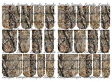 24 Camo Full Nail Decals Nail Wraps Water Slide Decal