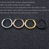 316L Surgical Stainless Steel Tiny Huggie Hoop Earrings 6mm Hypoallergenic Earrings