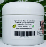 Urban ReLeaf TATTOO SKIN SILK! Heal new ink fast! Brighten old tats! 100% Natural Shea Butter Salve Goo Ointment, Cream Lotion Protect! Vegan. Healing Botanicals!