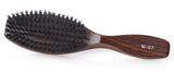 100% Wild Natural Boar Bristle Hair Brush With Wooden Handle for Men and Women's Thin, Fine Hair