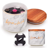 Lyon Lash Glue Storage Container/Airtight Adhesive Holder for Eyelash Extension Glues, Hold 5 Adhesives, Sealed Jar/Tank/Box/Bottle, Eyelash Extension Supplies
