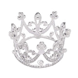 Sunshinesmile Bride Princess Bridal Wedding Party Baby Rhinestone Full Circle Round Mini Crown Tiara