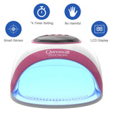 UV LED Nail Lamp 54W Nail Dryer with 4 Timer Setting Nail Light 42 LEDs LCD Display Automatic Sensor Gel Lamp Nail Curing Lamp for Home Nail Art Professional Gel Nail Polish Salon