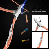 Manicure Pedicure Kit Nail Clippers Set High Quality Fingernails & Toenails Vibrissac Scissor 18 Pieces Best Care Grooming Tools for Man & Women Gift with Travel Case (Pink_18in1)