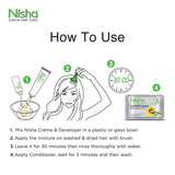 Nisha Creme Hair Color 5.64 COPPER RED (60gm + 60ml + 18ml Nisha Conditioner with Natural Herbs)