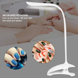 Desk Lamp, USB Tattoo Beauty Lamp with Cold Light and Clip Design for Eyebrow Tattoo Manicure Eyelash Extension and Reading