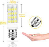 2Pack LED Makeup Mirror Bulb Replacement for Cosmetic Vanity Makeup Mirror with Single Double Sided Lighted Magnification | Dryer Drum Light (Daylight White)