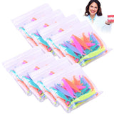 Dental Elastic Rubber Bands Placers for Braces Disposable Plastic Orthodontic Elastic Placers Multi-color (50PCS)