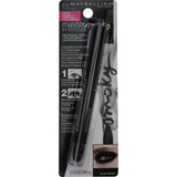 (2 Pack)-Maybelline New York Eye Studio Master Smoky Shadow Pencil-Black Smoke-610-.018 oz each