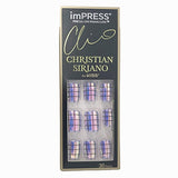 Kiss imPress Manicure Press-On Short Length Iridescent Nails BIPC010 Stained Glass