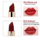 Matte Lipstick Smooth Moisturizing Lipstick Waterproof Lip Natural Cruelty Free Makeup Cosmetic, 1 Count, 1.25 Ounce(Auburn)