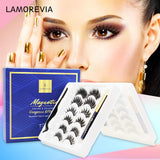 12 Pairs 3D Magnetic Eyelashes Kit With 3 Tubes Of Magnetic Eyeliner Magnetic Lashliner For Use with Magnetic False Lashes Natural Look,Easier To Use Than Traditional Magnetic Eyelashes No Glue Needed