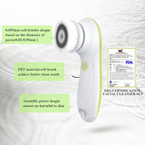 TOUCHBeauty 3IN1 Face Brush Set with 3 Spin Cleansing Brushes, Deeply Cleanse Pores for All Skin Sensitive Type |Waterproof, Travel Case, Dual-Speed, Battery Powered