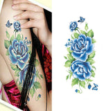 8 sheets Waterproof Temporary Tattoos Water Transfer Flower Stickers Beauty Health Body Arm Art women girl female sexy Makeup