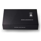 BEARD REVERENCE Premium Beard Grooming Kit for Men Care w/Upgraded Travel Bag – All-Natural Beard Oil, Beard Balm Butter Wax, Beard Wash, Scissors, Comb, Boar Bristle Brush with Gift Set Box