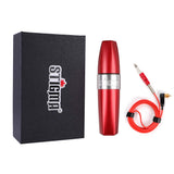 Stigma Rotary Tattoo Machine Professional Tattoo Pen Japan Motor RCA Connected for Tattoo Artist Lipstick Red EM123-2