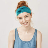 10 Pieces Tie Dye Bandana Headbands for Women Wide Elastic Boho Headbands Vintage Yoga Sports Hairbands Stretchy Turban Headwraps for Women Girls, 2 Styles