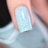 ILNP Starling - Pale Turquoise Speckled Nail Polish, 7-Free, Non-Toxic, Vegan, Cruelty Free, 12ml