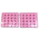 (Quantity: 500 Pcs) Beauticom 5G/5ML Round Clear Jars with Pink Lids for Makeup, Lotion, Creams, Eyeshadow, Cosmetic Product Samples - BPA Free