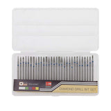 Nail Art Drill Kit, 30Pcs/Set Diamond Grinding Head Nail Art Drill Polish Head Kit Nail Drill Machine Accessories, Nail Polishing Machine Manicure Pedicure Bits(B)