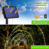 Solar String Lights Outdoor Waterproof, 2 Pack Each 72FT 200 Leds Solar powered