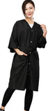 Salon Client Gown Robes Cape, Hair Salon Smock for Clients- Kimono Style, 5 Snap Closures