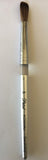 Silver Handle CRIMPED 100% Kolinsky Acrylic Nail Brush (Crimped 8)