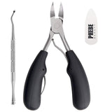Toenail Clippers for Ingrown or Thick Toenails for Seniors, Nail Clippers for Men and Women- Sharp Stainless Steel Professional Toes Ingrown Toenail Nail Trimmer, Toenail Nail Set