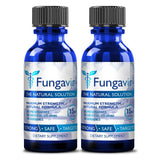 Fungavir - Anti-fungal Nail Treatment, Effective Against Nail Fungus - Toenails & Fingernails Anti-fungal Nail Solution - Stops and Prevents Nail Fungus (2 Bottles)