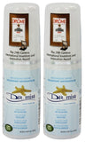 Dr. Mist Unscented All Natural Spray Deodorant Mist With Only Water, Salt and Dead Sea Minerals, Aluminum Free, Oil Free, No Coloring or Staining, 1.69 oz (50 ml) (Pack of 2)