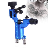 Professional Tattoo Machine, Fashion Rotary Liner Shader Electric Tattoo Machine Strong Motor Kit RCA Cord Artist Makeup Tool(Blue)