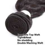 12A Loose Deep Wave 3 Bundles 18 16 14 Double Weft 100% Virgin Human Hair Weave Unprocessed Wet and Wavy Hair Weaving Bundles Natural Color Loose Deep Curly Thick and Full (14" 16" 18")