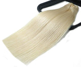 Clip in Hair Extensions 70G Platinum Blonde 100% Remy Human Hair Soft Silky Straight for Fashion Women 7pcs 16clips One Pack (20 Inch #60)