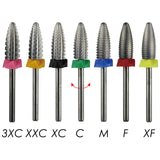 C & I Typhoon Bit, 2 Way, Fast Remove Acrylics or Gels, Both for Left Handed & Right Handed, Carbide Nail Drill Bit Electric Manicure Drill & Accessory (3XC)
