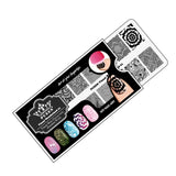 PUEEN Nail Art Stamping THEME PARK GIFT SET 01-4 Theme Park Plates - 125x65mm Unique Nailart Polish Stamping Manicure Image Plate Accessories Kit -BH000859