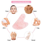 Electric Jade Roller and Gua Sha Massager Set - Anti Aging Face Eye Body Massager for Wrinkles, Skin Firming, Lifting and Slimming - 100% Natural Jade Roller and Jade Stone Guasha Beauty Tool