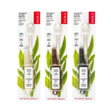 RADIUS Toothbrush Replaceable Head Source Brush - 3 Pack in Assorted Colors, BPA Free and ADA Accepted, Designed to Improve Gum Health and Reduce The Risk of Gum Disease
