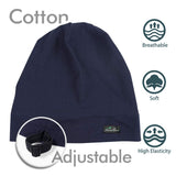 2 Pieces Adjustable Satin Lined Sleep Cap for Curly Hair,Dreadlocks,Braids Available Men & Women