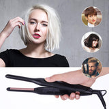 Small Flat Iorn, FrRasun Professional Hair Straightener with 1/3 inch Plate for Short Hair,Beard and Pixie Cut, Instant Heat up,Dual Votage