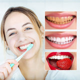Teeth Whitening Powder,Pearl Essence Teeth Brightening Powder,BREYLEE Natural Teeth Whitener Removing Stain Caused by Coffee Wine Smoking Without Causing Damages,Keeping Oral Fresh(1.94 oz)