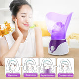 Facial Steamer, Nano Ionic Warm Mist Humidifier Steamer for Home Spa Deep Moisturizing Cleacing Pores, Rejuvenate and Hydrate Your Skin, Bonus 9 Piece Blackhead Remover Kit