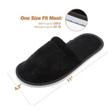 5 Pairs Disposable Slippers - Toweling Disposable Non-Skid Slippers Great for Spa Guest