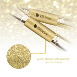 DUcare Makeup Brushes Duo End Foundation Powder Buffer and Contour Synthetic Cosmetic Tools 2Pcs Christmas Gift
