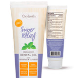 Oxyfresh Fluoride Super Relief Dental Gel – So Soothing Sensitivity Gel – Infused with Aloe Vera and Natural Mint – Dentist-Recommended to Help Soothe Tooth Sensitivity. 4 oz.