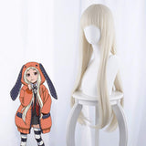 Yomoduki Runa Wig Anime Kakegurui Twin Cosplay Hair Cute Wig for Halloween Party Beige